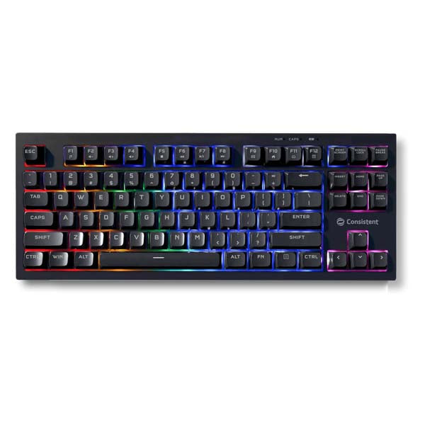 Consistent PARADOX Gaming Wired & Mac Support Keyboard, USB Plug-and-Play, Keystrokes, Rainbow Breath Light, 1.5 Cable Length – TechCure India