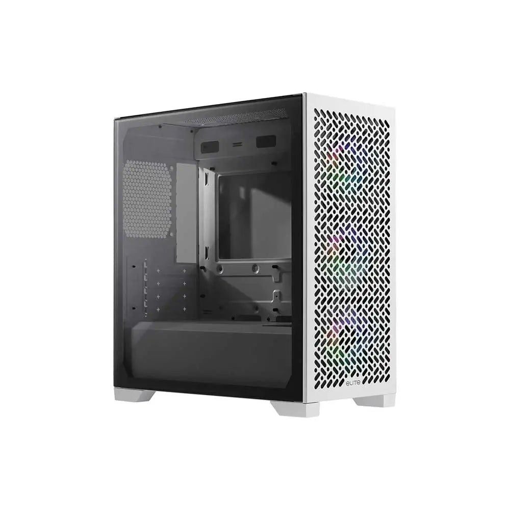 Cooler Master Elite 302 ARGB M-ATX Mini Tower Case (White) – TechCure India