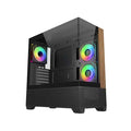 Cooler Master Elite 690 Wood Micro ATX Mid Tower Cabinet Black (E690-KHNN-S00) – TechCure India