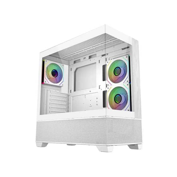 Cooler Master Elite 690 Wood Micro ATX Mid Tower Cabinet White (E690-WHNN-S00) – TechCure India