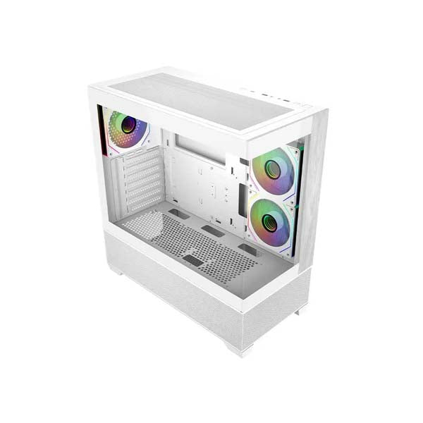 Cooler Master Elite 690 Wood Micro ATX Mid Tower Cabinet White (E690-WHNN-S00) – TechCure India
