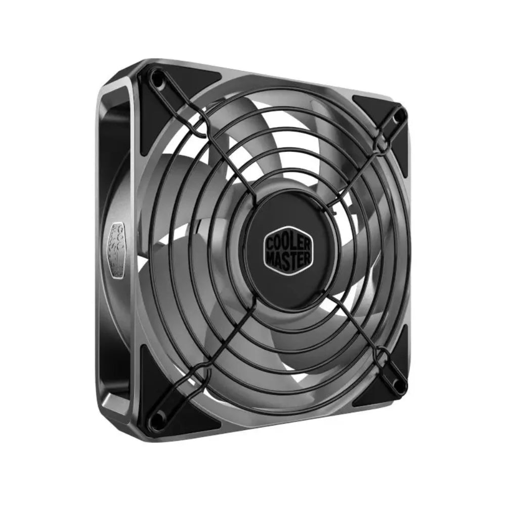 COOLER MASTER MasterFan A120 120mm Non-RGB PWM Cabinet Fan ( Black ) ( Single Pack ) – TechCure India