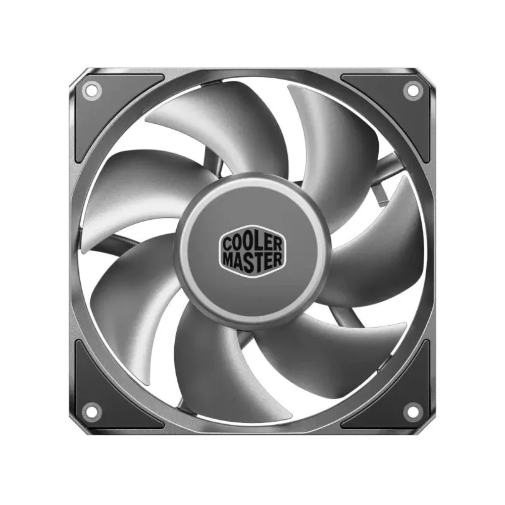 COOLER MASTER MasterFan A120 FC 120mm Non-RGB PWM Cabinet Fan ( Black ) ( Single Pack ) – TechCure India