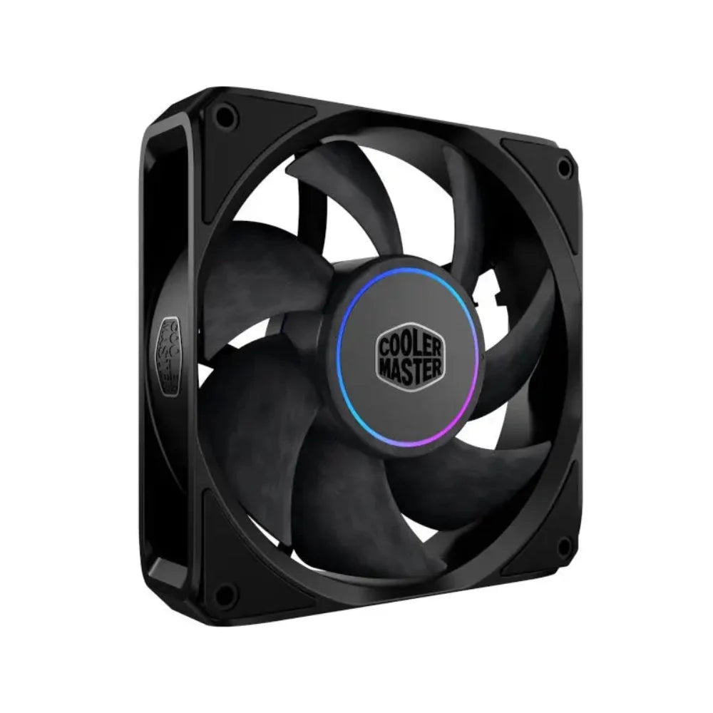COOLER MASTER MasterFan M120 120mm ARGB PWM Cabinet Fan ( Black ) ( Single Pack ) – TechCure India