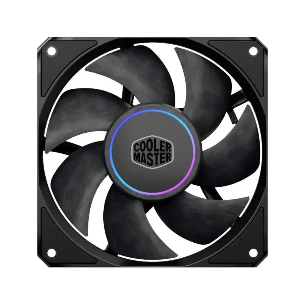 COOLER MASTER MasterFan M120 120mm ARGB PWM Cabinet Fan ( Black ) ( Single Pack ) – TechCure India