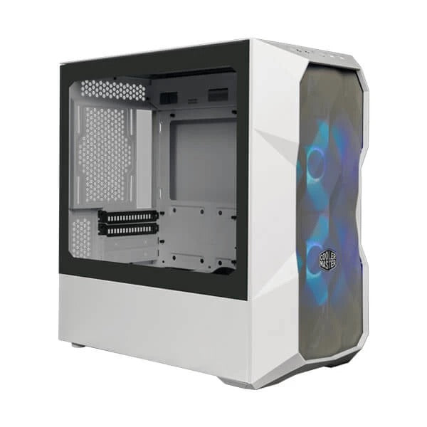 Cooler Master TD300 Mesh ARGB (M-ATX) Cabinet (White) – TechCure India