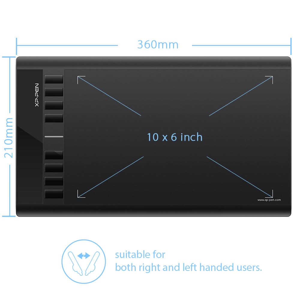 XP PEN STAR 03 V2 DRAWING TABLET – TechCure India