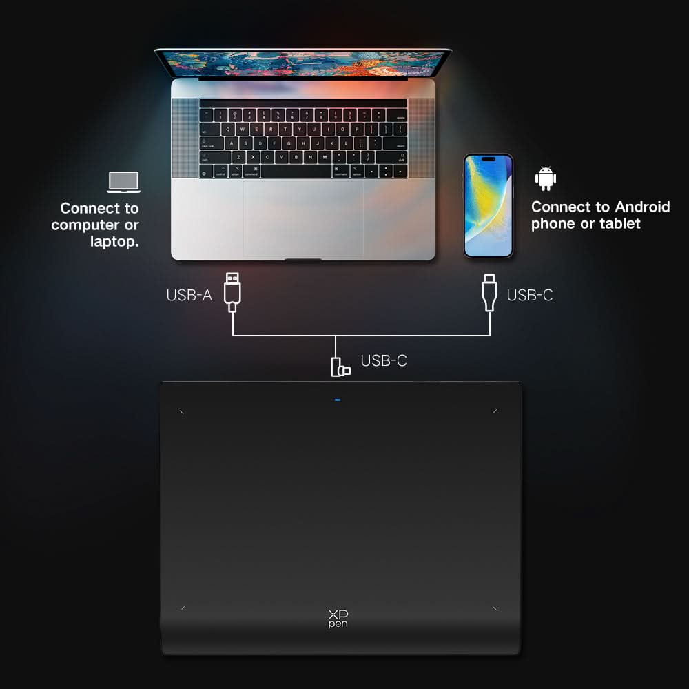 XP PEN DECO PRO MW GEN 2 DRAWING TABLET (MT0962B) – TechCure India