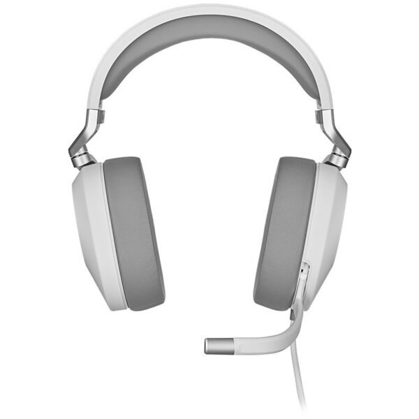 Corsair HS65 SURROUND Wired Gaming Headset (White) – TechCure India