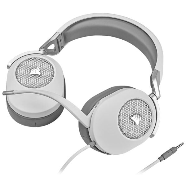 Corsair HS65 SURROUND Wired Gaming Headset (White) – TechCure India