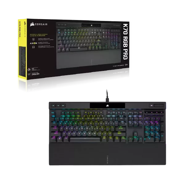 Corsair K70 RGB PRO Mechanical Gaming Keyboard, Backlit RGB LED (Cherry MX Speed Silver Keyswitch) – TechCure India