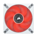 Corsair ML120 LED Elite 120mm Red LED Cabinet Fan (Single Pack - White Frame) – TechCure India