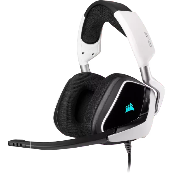Corsair VOID RGB ELITE USB Premium Gaming Headset with 7.1 Surround Sound (White) – TechCure India