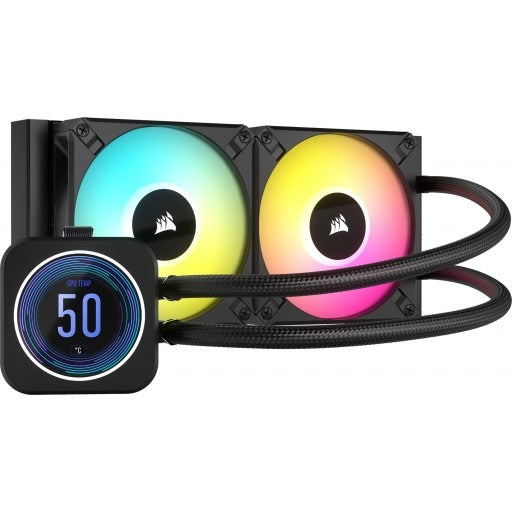 Corsair iCUE H100i Elite LCD XT Liquid CPU Cooler – TechCure India
