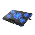 Cosmic Byte Asteroid Laptop Cooling Pad, Adjustable Height - Blue LED – TechCure India