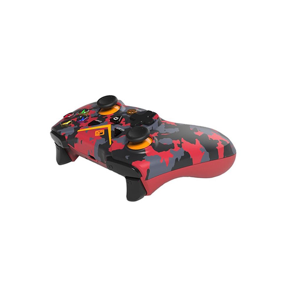 COSMIC BYTE C3070W Nebula 2.4G Wireless Gamepad (Camo Red) - 3