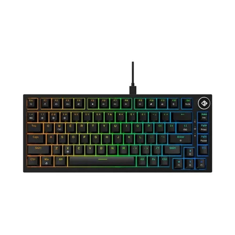 COSMIC BYTE CB-GK-43 Phantom RGB Tenkeyless Wired Mechanical Gaming Keyboard ( Black ) ( Red Switch ) – TechCure India