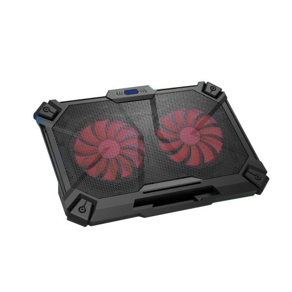 Cosmic Byte Comet Laptop Cooling Pad, Dual 140 mm Fans with Two USB ports (Red) – TechCure India