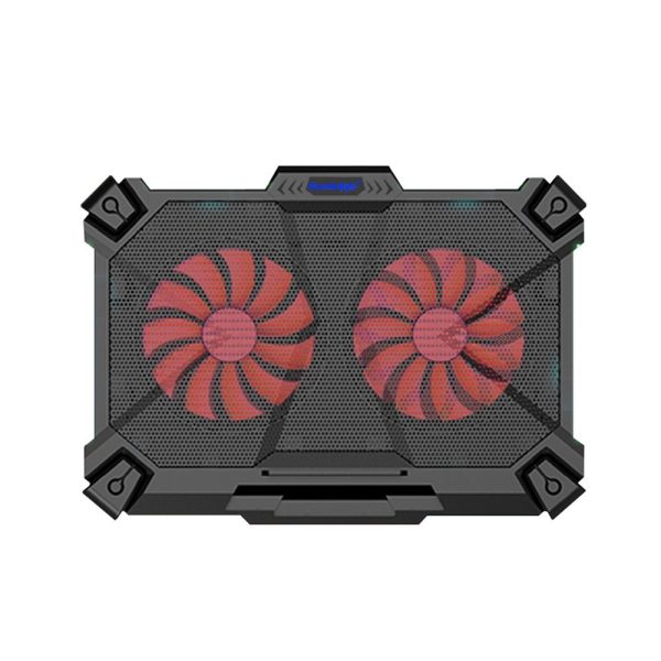 Cosmic Byte Comet Laptop Cooling Pad, Dual 140 mm Fans with Two USB ports (Red) – TechCure India