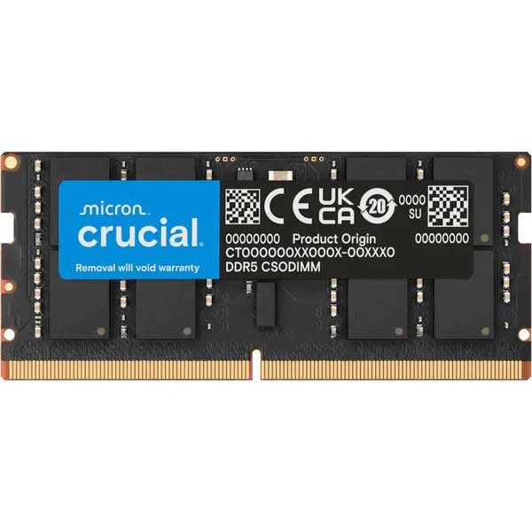 Crucial 32GB DDR5 RAM 6400MHz CL52 262-Pin CSODIMM Laptop Memory (CT32G64C52CS5) – TechCure India