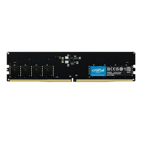 Crucial RAM 16GB DDR5 4800MHz CL40 Desktop Memory (CT16G48C40U5) – TechCure India