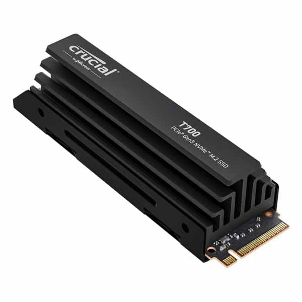 Crucial T700 2TB Gen5 NVMe M.2 SSD with Heatsink – TechCure India