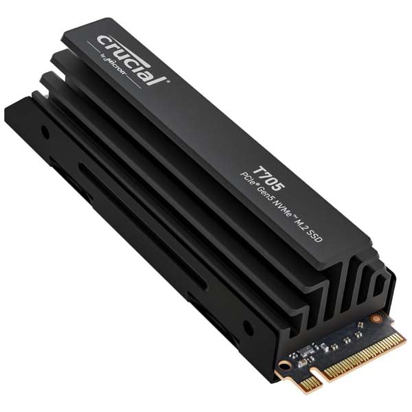 Crucial T705 2TB NVMe PCIe 5.0 M.2 Internal SSD with Heatsink – TechCure India