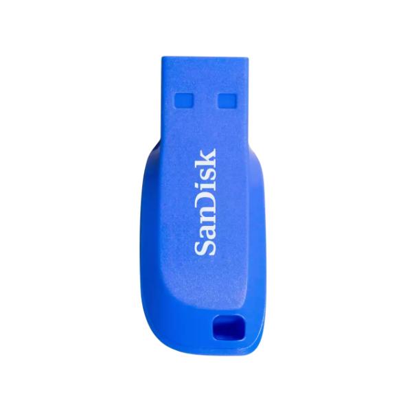 Sandisk Cruzer Blade USB Flash Drive - 32GB (Electric Blue) – TechCure India