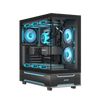 Ant Esports Crystal X6 Pro RGB ATX Mid Tower Cabinet ( Black )
