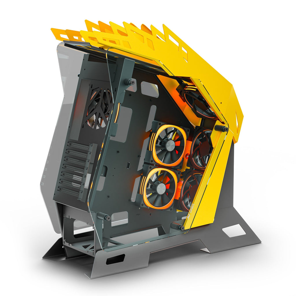 ANT ESPORTS CYPHER G7 CABINET BLACK-YELLOW – TechCure India