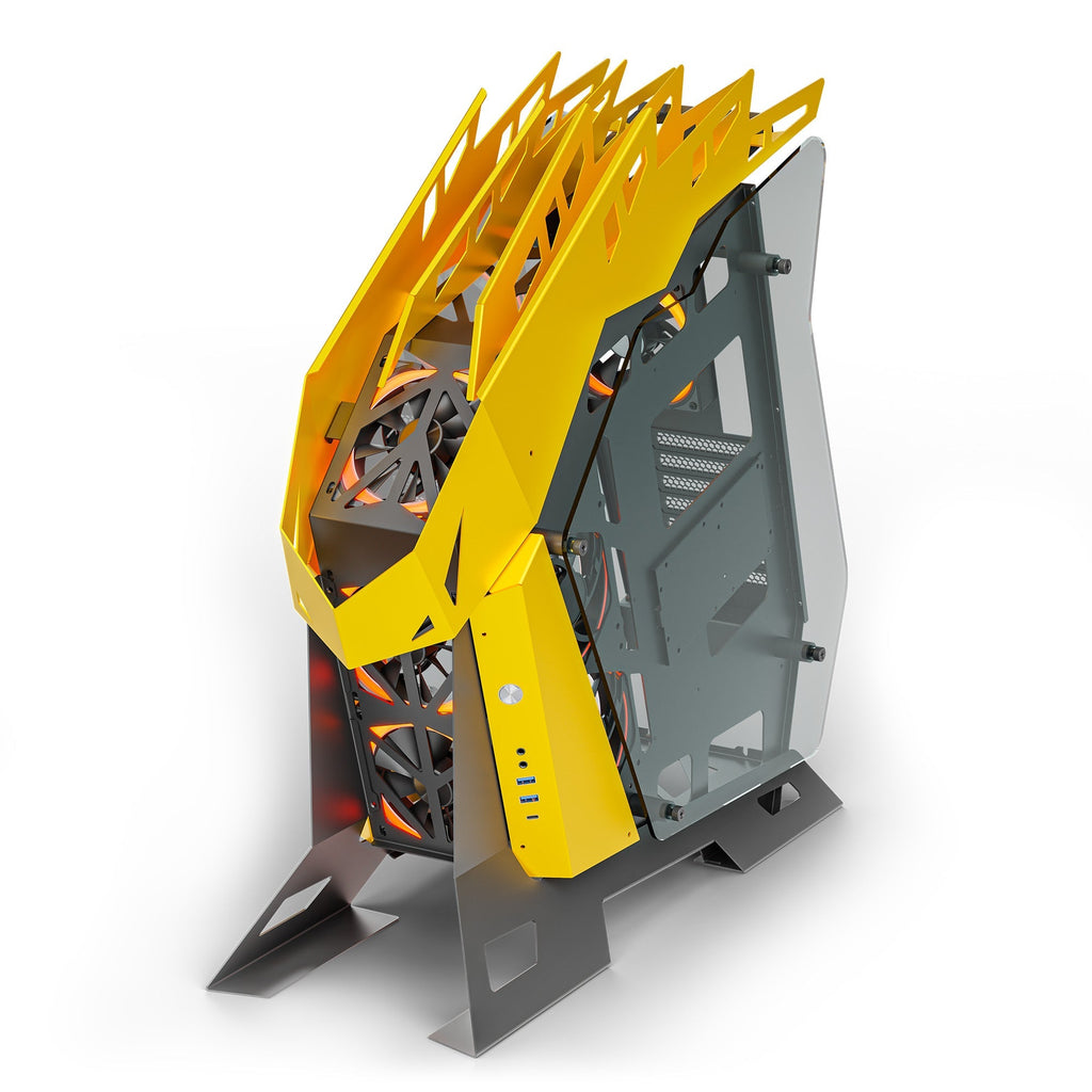 ANT ESPORTS CYPHER G7 CABINET BLACK-YELLOW – TechCure India