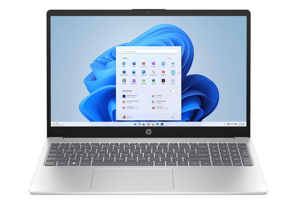 HP 15 FC0761AU [R7-7730U/16GB/512GB SSD/WIN11 HOME+MS24/15.6"/INTEGRATED GRAPHICS/1 YEAR(S)/SILVER] – TechCure India