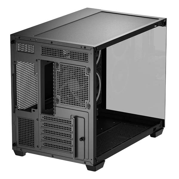 DEEPCOOL CG330 3F Micro-ATX Compact PC Case (Black) – TechCure India