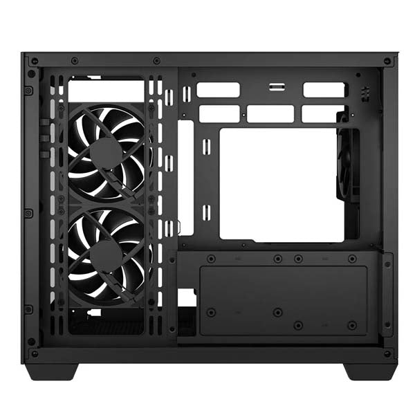 DEEPCOOL CG330 3F Micro-ATX Compact PC Case (Black) – TechCure India
