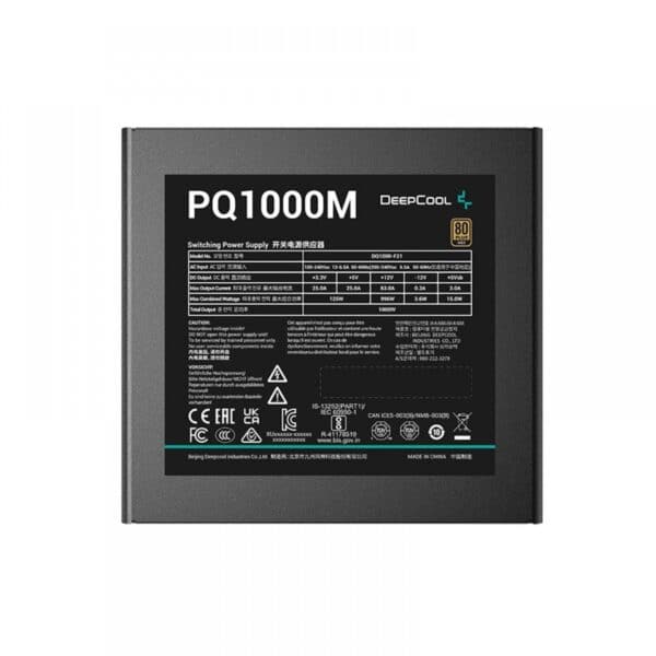 DEEPCOOL PQ1000M 1000W 80+ Gold Fully Modular ATX 2.0 Power Supply - 4
