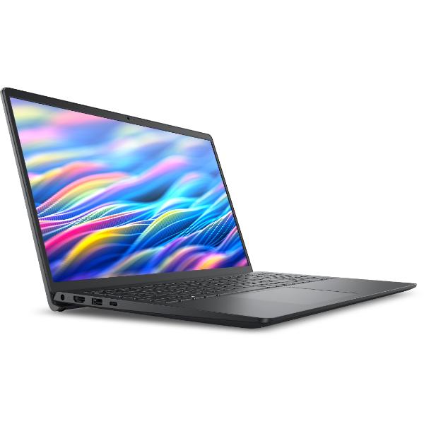 DELL DC 15250 Intel Core 3 Thin & Light Laptop (8GB, 512GB SSD, Windows 11, 15.6 inch Full HD IPS Display, MS Office Home 2024, Carbon Black, 1.66 KG) – TechCure India