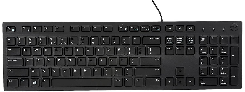 DELL KB216 WIRED MULTIMEDIA USB KEYBOARD WITH SUPER QUITE PLUNGER KEYS WITH SPILL-RESISTANT – TechCure India
