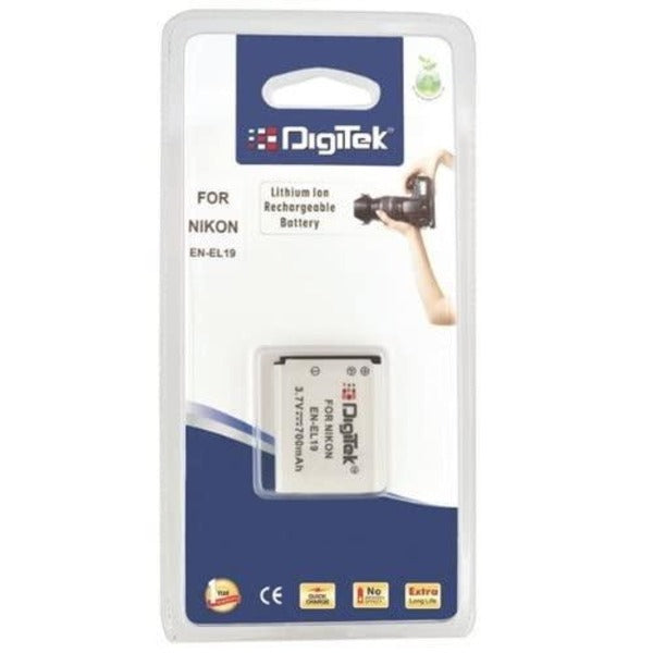 DIGITEK (EN-EL19) Rechargeable Lithium Ion Battery for Nikon Camera – TechCure India