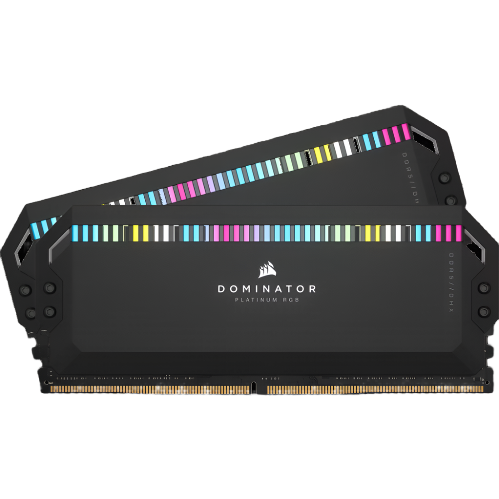 CORSAIR Dominator Platinum RGB 32GB ( 16GBx2 ) 6000MHz DDR5 RAM ( Black ) ( CL36 ) - 2
