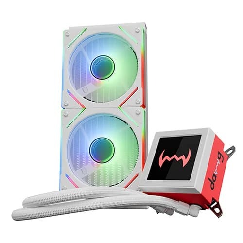Dawg L240 AIO ARGB 240mm CPU Liquid Cooler (White) – TechCure India