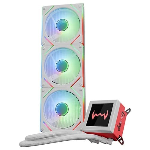 Dawg L360 AIO ARGB 360mm CPU Liquid Cooler (White) – TechCure India