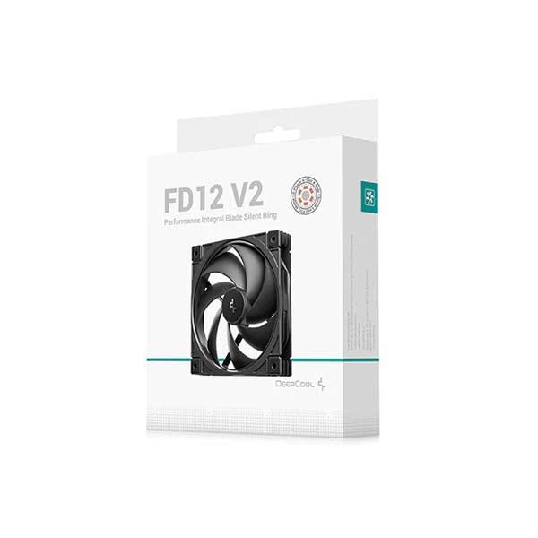 DeepCool FD12 V2 120mm Cabinet Fan (Black) – TechCure India