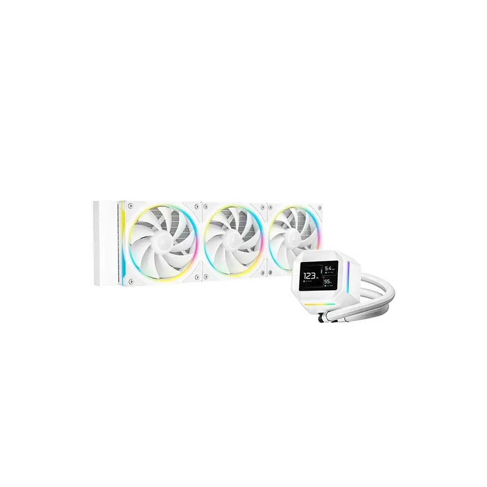 DEEPCOOL LM360 360mm ARGB CPU Liquid Cooler ( White ) – TechCure India