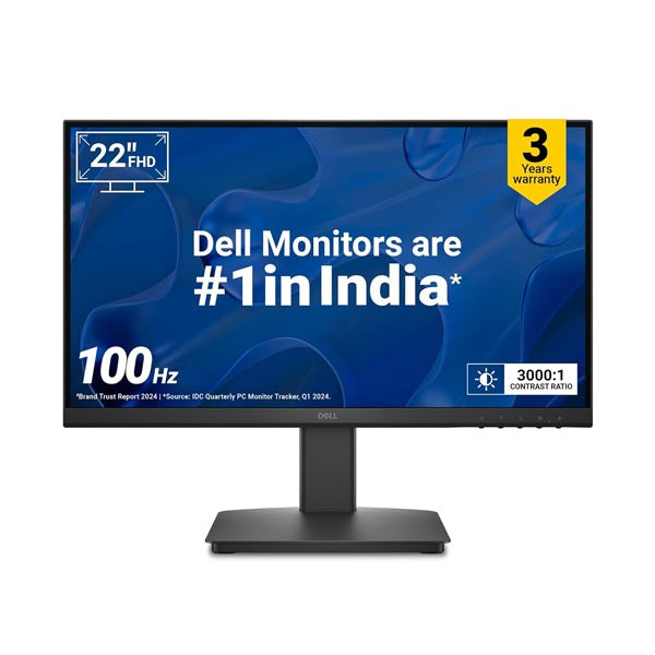 Dell SE2225HM 22" FHD 100Hz 5ms VA Office Monitor (Black) – TechCure India