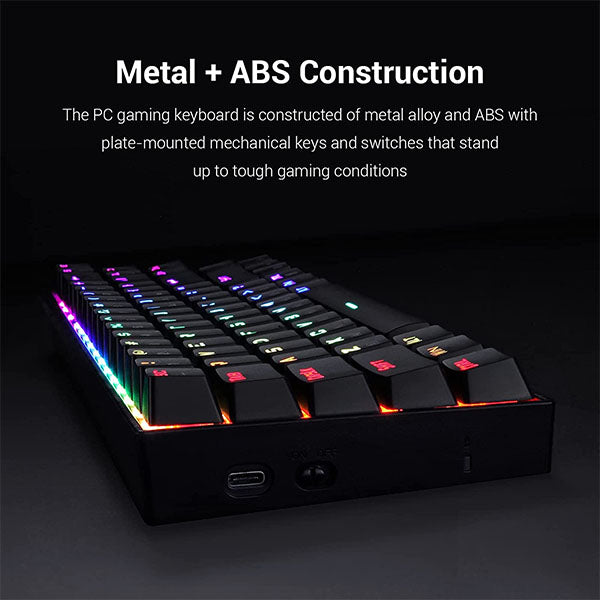 Redragon K599 Deimos Wireless Wired Mechanical Gaming Keyboard – TechCure India