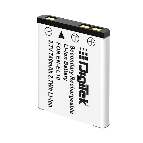 Digitek (EN-EL10) 740mAh Li-ion Rechargeable Battery for Nikon Cameras – TechCure India
