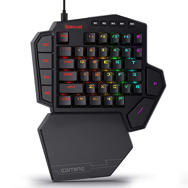 Redragon DITI K585 - ONE HANDED WIRED RGB MECHANICAL KEYBOARD – TechCure India