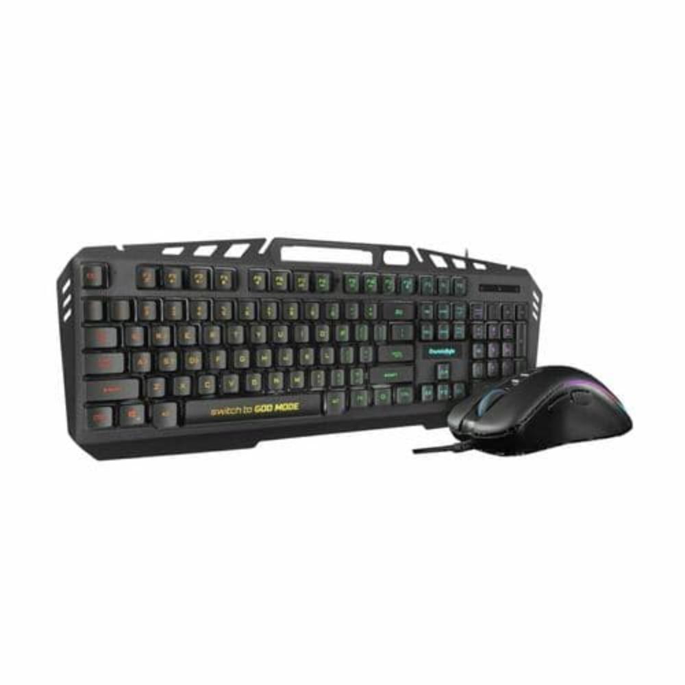 COSMIC BYTE Dragon Fly Full Size Membrane Wired Gaming Keyboard & Mouse Combo ( Black ) - 2