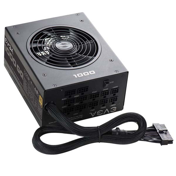 EVGA 1000 GQ, 80+ Gold 1000W, Semi Modular, EVGA ECO Mode, 5 Year Warranty, Power Supply 210-GQ-1000-V1 – TechCure India
