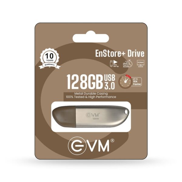 Evm 128gb Enstore+ Drive Usb 3.2 Gen 1 (Pendrive) – TechCure India